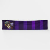 Banderoles Spider Steampunk sur Arrière - plan pourpre (Horizontal)