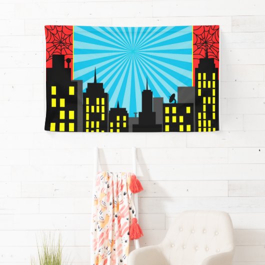 Banderoles Spiderman Marvel Thème (En situation)