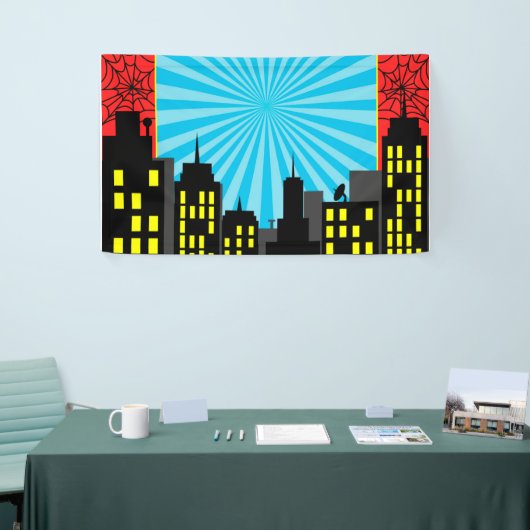 Banderoles Spiderman Marvel Thème (Salon professionnel)