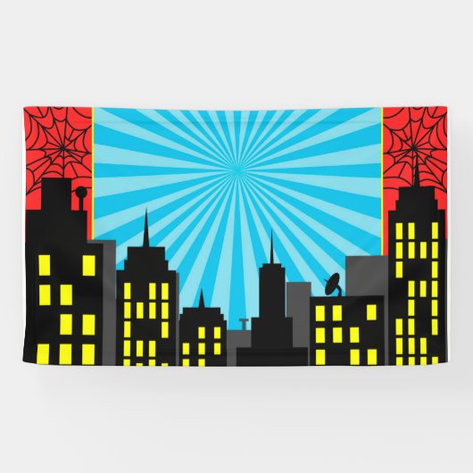 Banderoles Spiderman Marvel Thème (Horizontal)