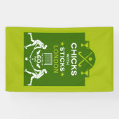 Banderoles Sport de hockey sur gazon féminin (Horizontal)