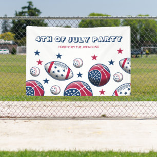Banderoles Sports 4 juillet