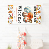 Banderoles Sports modernes Enfants 2e anniversaire (En situation)