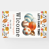 Banderoles Sports modernes Enfants 2e anniversaire (Horizontal)