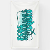 Banderoles SQUAD WARRIORS SQUAD Syndrome polykystique d'Ovéra (Vertical)