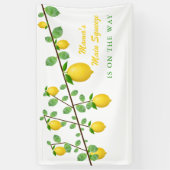 Banderoles Squeeze Lemon principal Baby shower neutre pour le (Vertical)