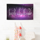Banderoles Squelette dansant Halloween Party Dancing Party (En situation)
