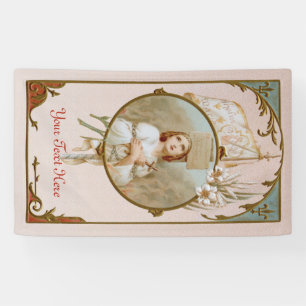 Banderoles St. Jeanne d'Arc brûlé à l'emprise (BF 01)
