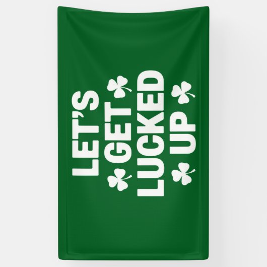 Banderoles St Patrick's Day Faisons chanceler Irlandais Clove (Vertical)
