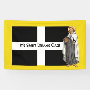 Banderoles St. Piran de Cornouailles (SAE 01) et son drapeau