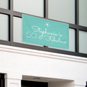 Banderoles Starfish Beach Turquoise Bleu Blanc 50e fête d'ann (Bâtiment extérieur)