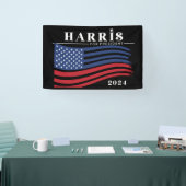 Banderoles Stars and Stripes Harris pour Président 2024 (Salon professionnel)