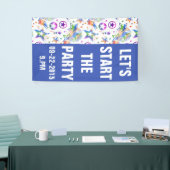 Banderoles Stars Tattoos motif couleur + vos idées (Salon professionnel)