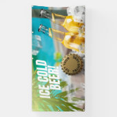 Banderoles Station d'essence Ice Cold Beer (Verticale)