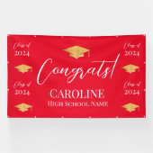 Banderoles Step and repeat Graduation Backdrop banner  (Horizontal)