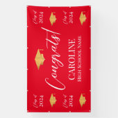Banderoles Step and repeat Graduation Backdrop banner  (Verticale)