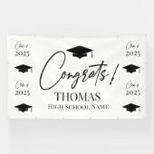 Banderoles Step and repeat Graduation Backdrop banner  (Horizontal)