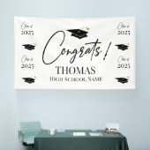 Banderoles Step and repeat Graduation Backdrop banner  (Salon professionnel)