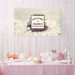 Banderoles Stones empilées Méditative Caire Anniversaire