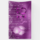 Banderoles String Lights & Balloons Sweet 16 Orchid ID473 (Vertical)