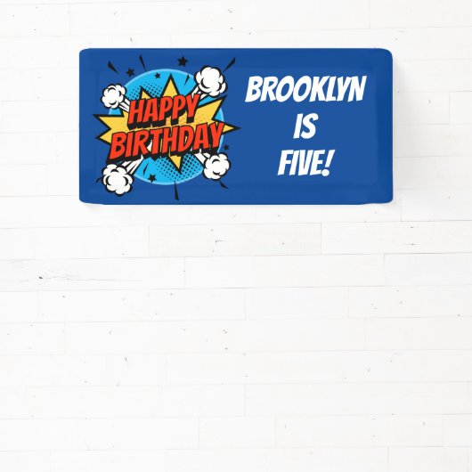 Banderoles Style bande dessinée Anniversaire typographie de g (Insitu)