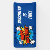 Banderoles Style bande dessinée Anniversaire typographie de g (Verticale)