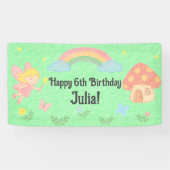 Banderoles Style Crayon modifiable - Forêt de champignons poi (Horizontal)