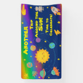 Banderoles Style de crayon modifiable – Anniversaire du tour (Verticale)