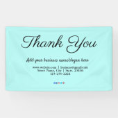 Banderoles style de texte minimal simple ajouter votre adress (Horizontal)