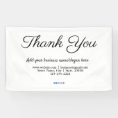 Banderoles style de texte minimal simple ajouter votre nom ad (Horizontal)