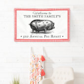 Banderoles Style Vintage| Pig Roast, événement (En situation)