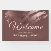 Banderoles Stylish Bronze Special Event Launch Party Welcome (Horizontal)