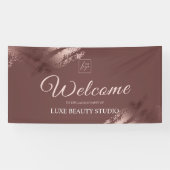 Banderoles Stylish bronze special event launch party welcome (Horizontal)