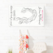 Banderoles Styliste minimaliste des cheveux naturels longue v (En situation)