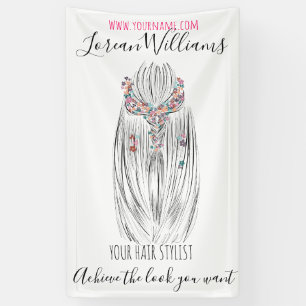 Banderoles Styliste Pastel Hair Styliste Braid Hairstyle Fleu