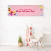 Banderoles Sucrerie de Valentines d'amoureux (En situation)