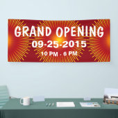 Banderoles Sun rayonne des gradients oranges rouges jaunes (Salon professionnel)