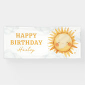 Banderoles Sunshine Summer Anniversaire de enfant Party (Horizontal)