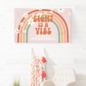 Banderoles Super Eight est Vibe Rainbow Daisy 8e anniversaire (En situation)