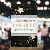 Banderoles Super ! Fiançailles vertical personnalisé