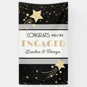 Banderoles Super ! Fiançailles vertical personnalisé (Vertical)