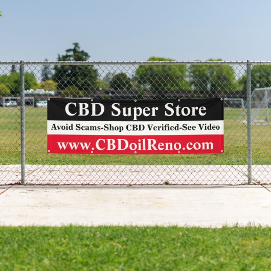 Banderoles Super magasin CBD (En situation)