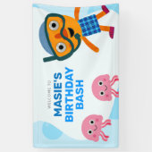 Banderoles Super simple | Noodle & Pals Fête de natation (Vertical)