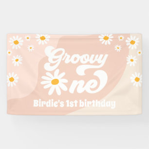 Banderoles Super Un 1er anniversaire fête Retro Daisy Bienve