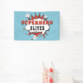 Banderoles Superhero Comic Speech Bubble Boy Anniversaire Par (Insitu)