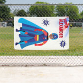 Banderoles Superhero USA Superning Boy Fab Anniversaire Extra (En situation)