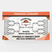 Banderoles Support de tournoi de basket (Horizontal)