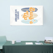 Banderoles Surf Up Surboard Beach Anniversaire (Salon professionnel)