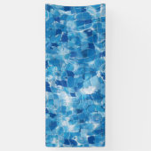 Banderoles Surface d'eau bleue Abstraite (Vertical)