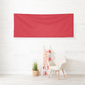 Banderoles Surface texturée rouge avec un motif subtil en spi (Insitu)